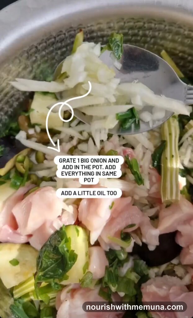 Diced 1 big Onion